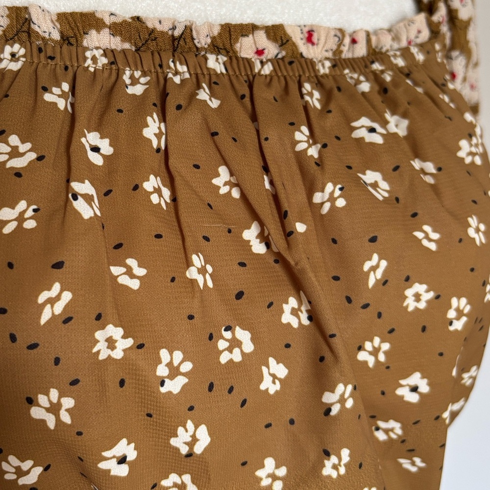 Roolee Goldenrod dress Floral mustard Dress size XS - Picture 7 of 12